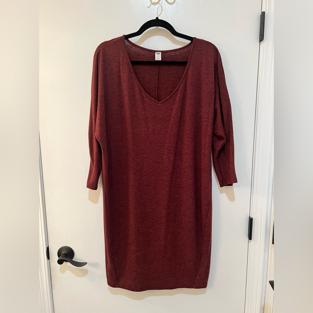 Quarter Sleeve Mini Dress